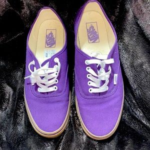VANS Authentic Purple Canvas Shoes